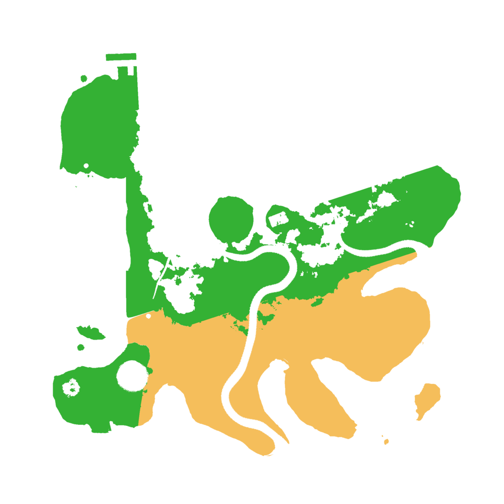 Biome Rust Map: Procedural Map, Size: 3000, Seed: 586600868
