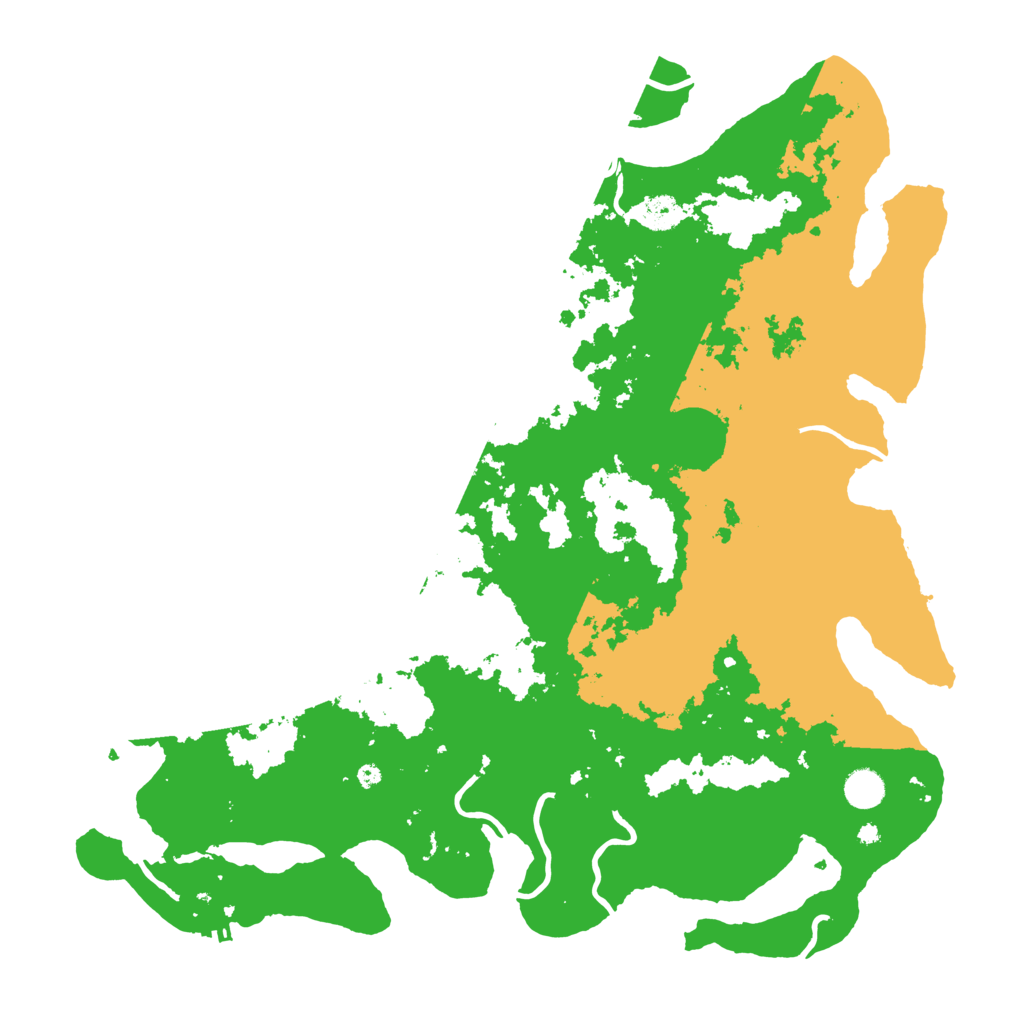 Biome Rust Map: Procedural Map, Size: 4500, Seed: 26340753