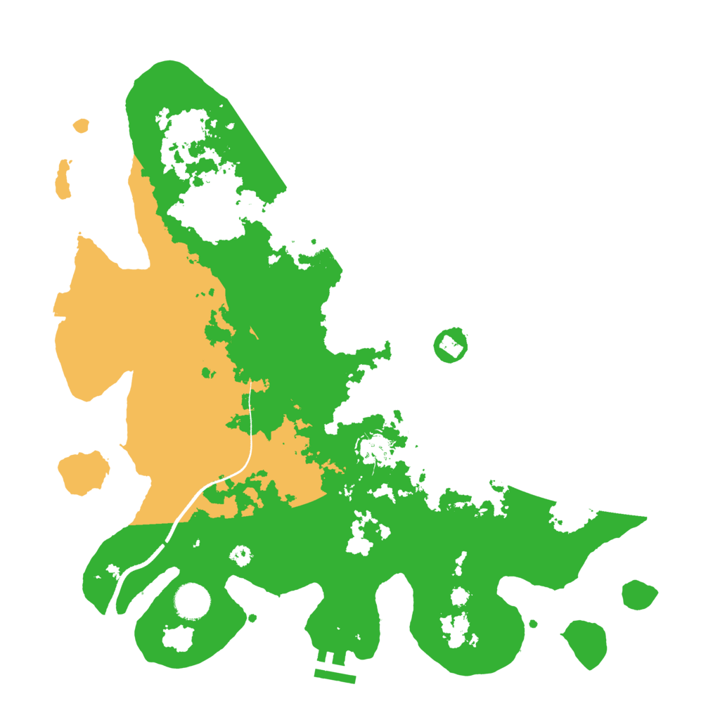 Biome Rust Map: Procedural Map, Size: 3500, Seed: 20032012