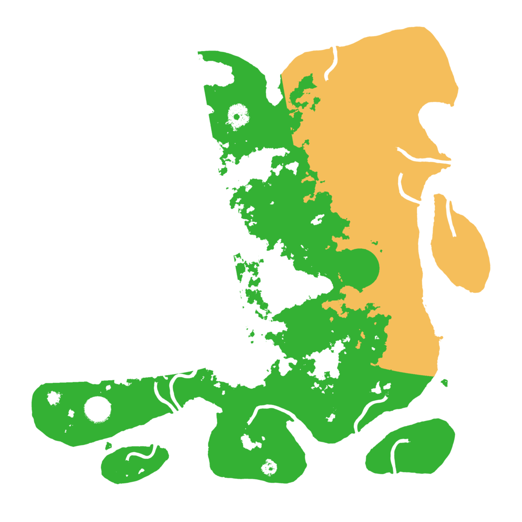 Biome Rust Map: Procedural Map, Size: 3500, Seed: 1696805694