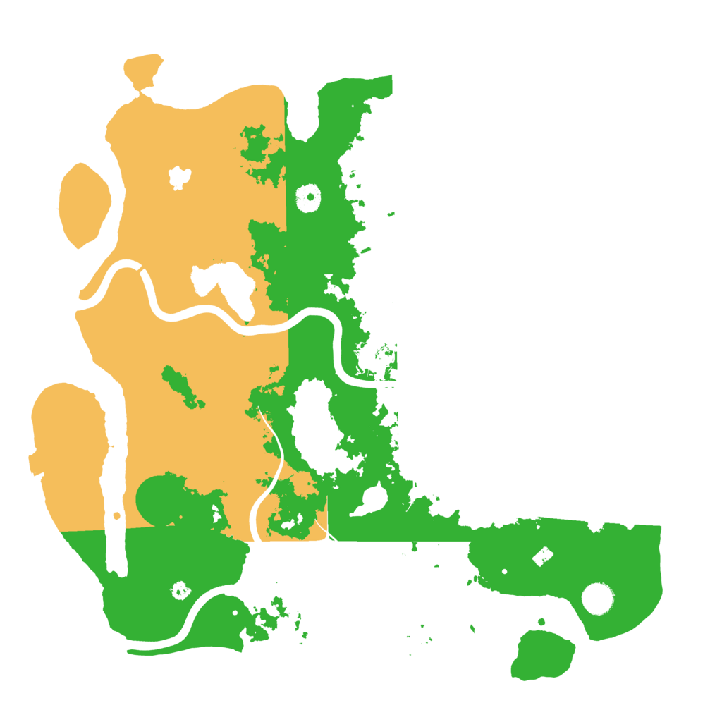 Biome Rust Map: Procedural Map, Size: 4000, Seed: 1122