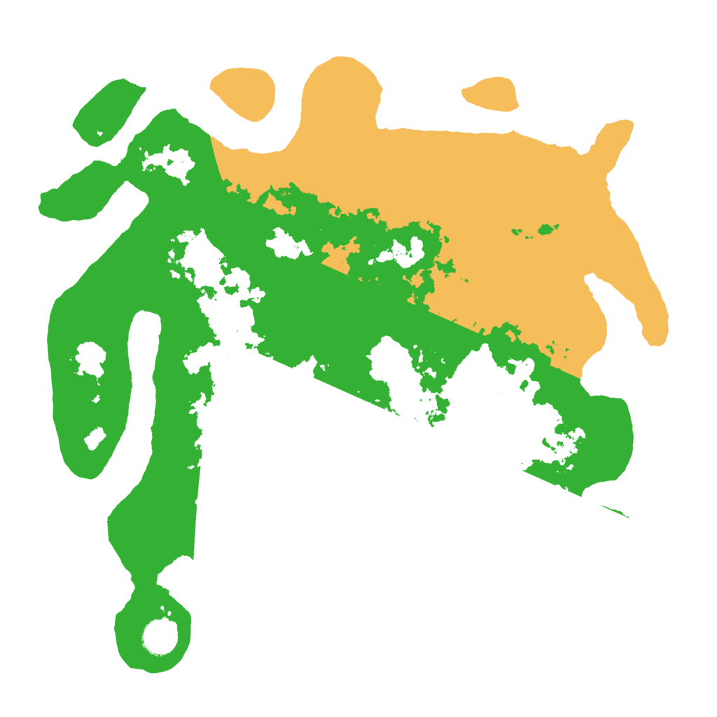 Biome Rust Map: Barren, Size: 3600, Seed: 2053