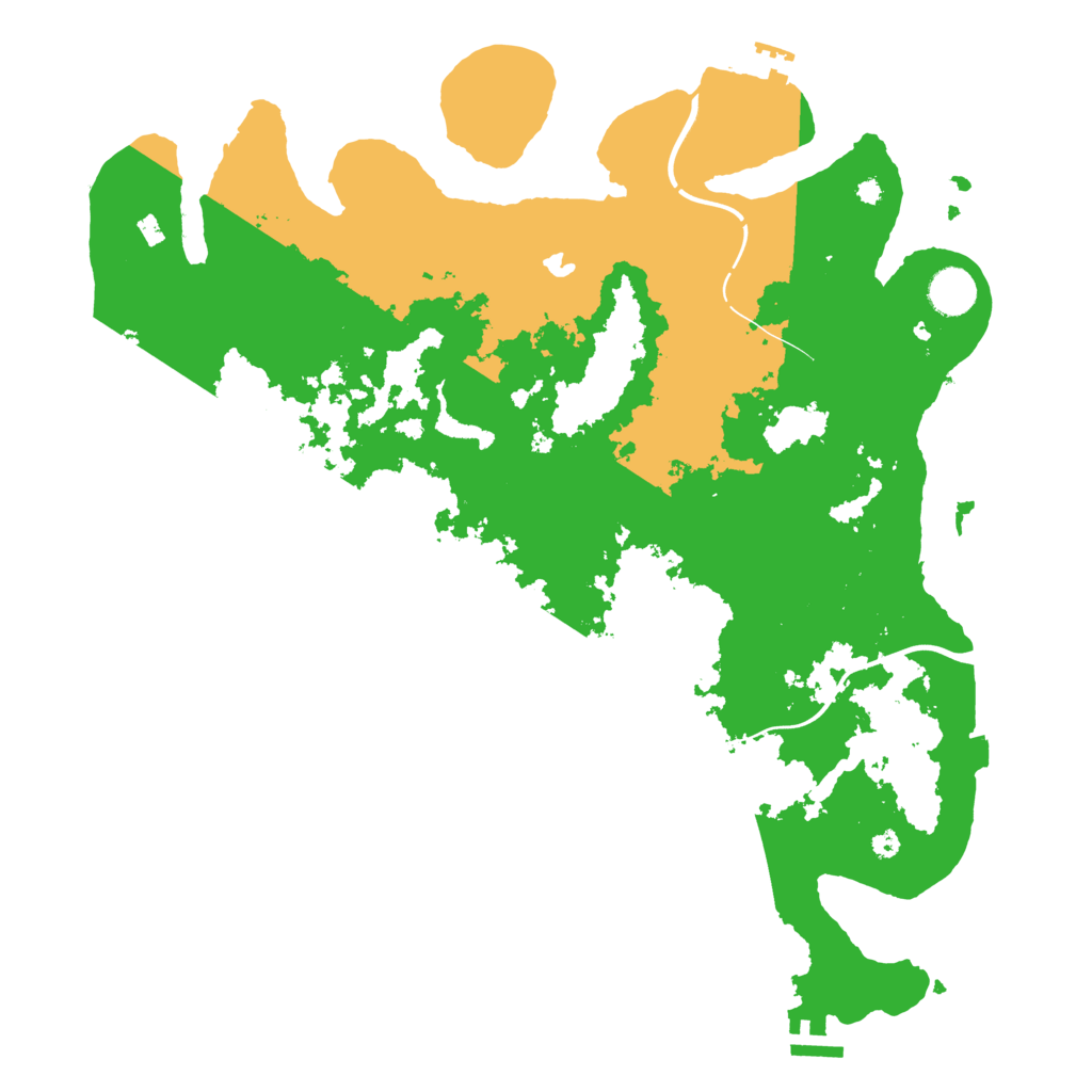 Biome Rust Map: Procedural Map, Size: 4000, Seed: 287980063