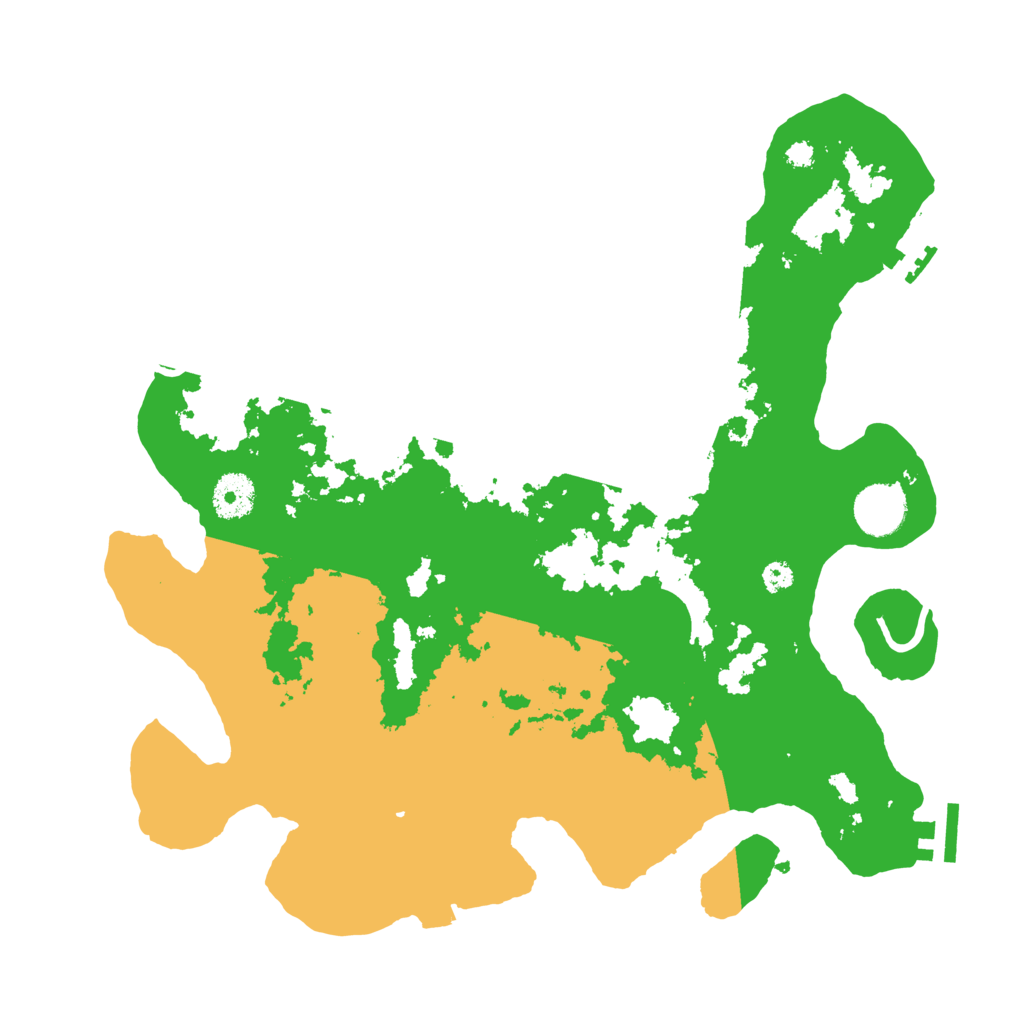 Biome Rust Map: Procedural Map, Size: 3500, Seed: 665014969