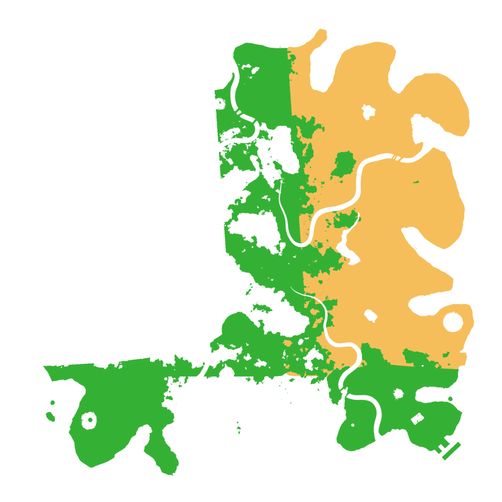 Biome Rust Map: Procedural Map, Size: 4500, Seed: 4405125