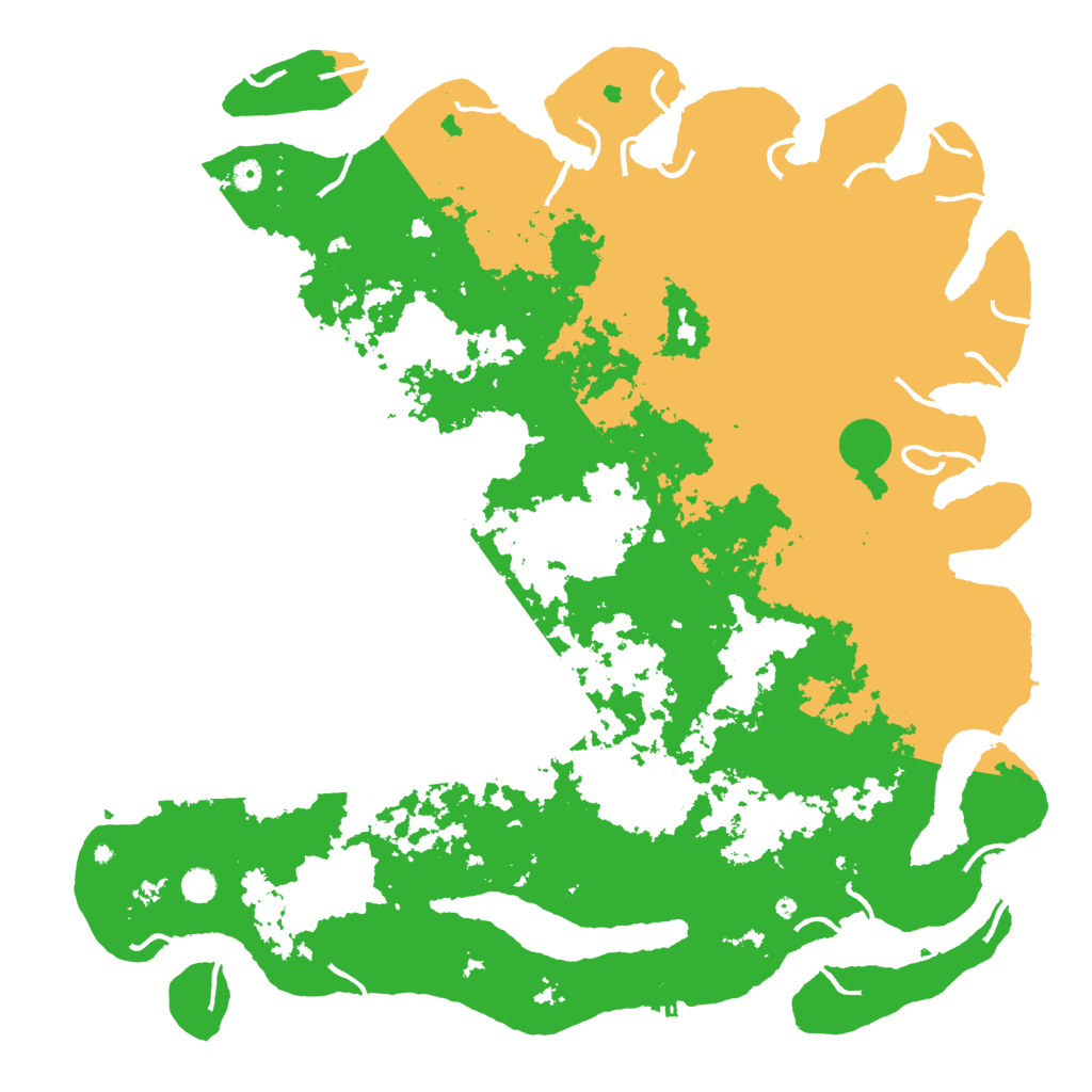 Biome Rust Map: Procedural Map, Size: 5500, Seed: 199028576