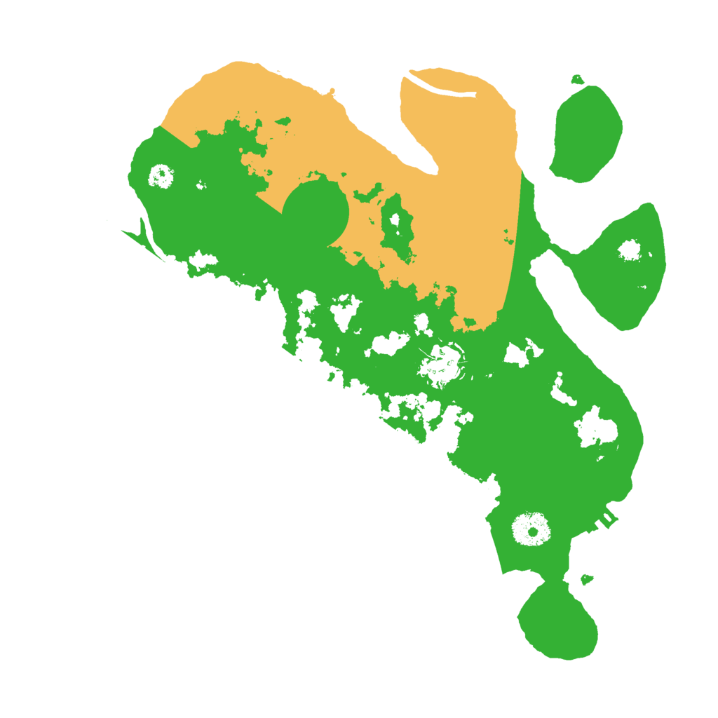 Biome Rust Map: Procedural Map, Size: 3000, Seed: 39254