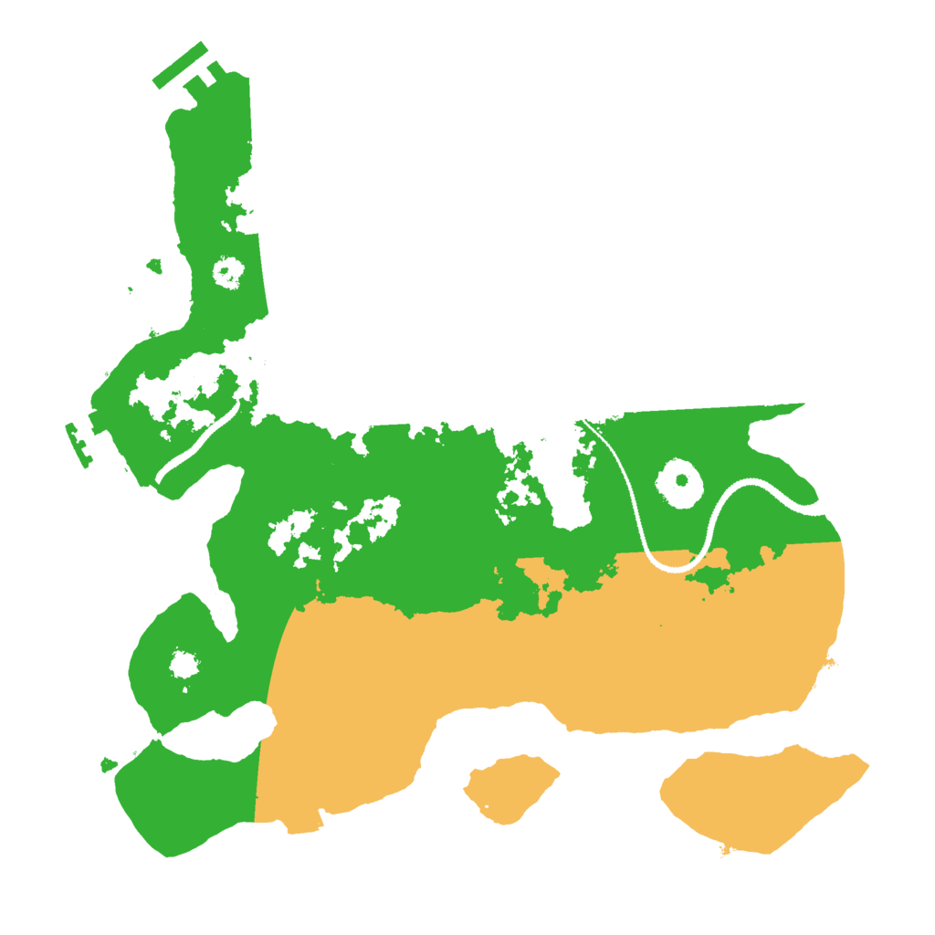 Biome Rust Map: Procedural Map, Size: 3000, Seed: 75386