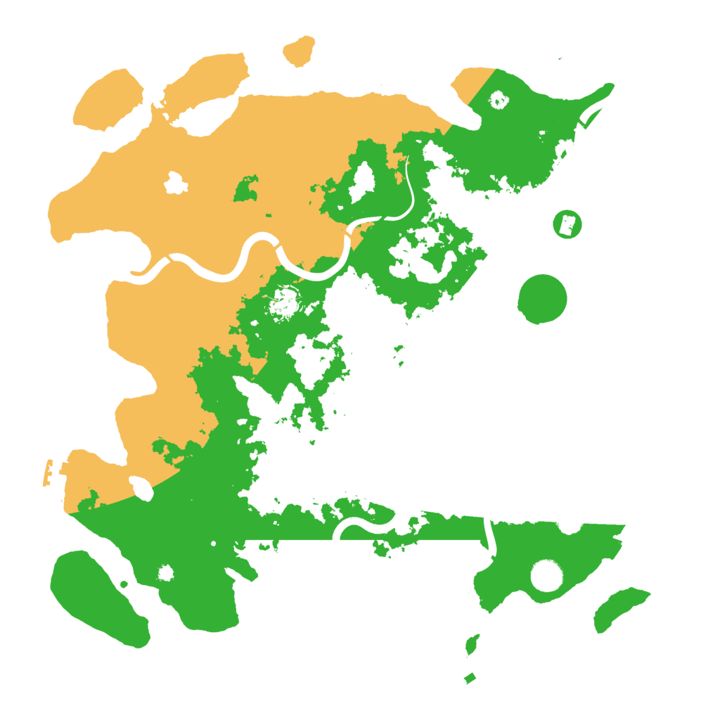 Biome Rust Map: Procedural Map, Size: 4000, Seed: 453455943