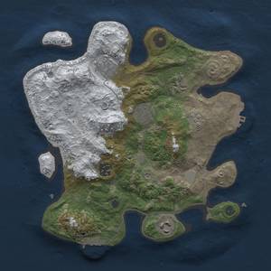 Thumbnail Rust Map: Procedural Map, Size: 3000, Seed: 78271, 15 Monuments