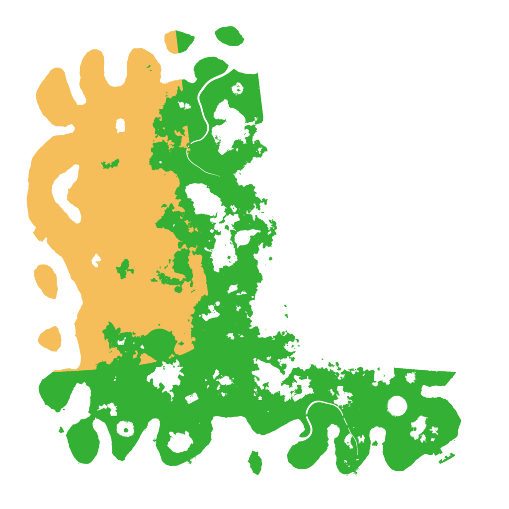 Biome Rust Map: Procedural Map, Size: 4500, Seed: 421639