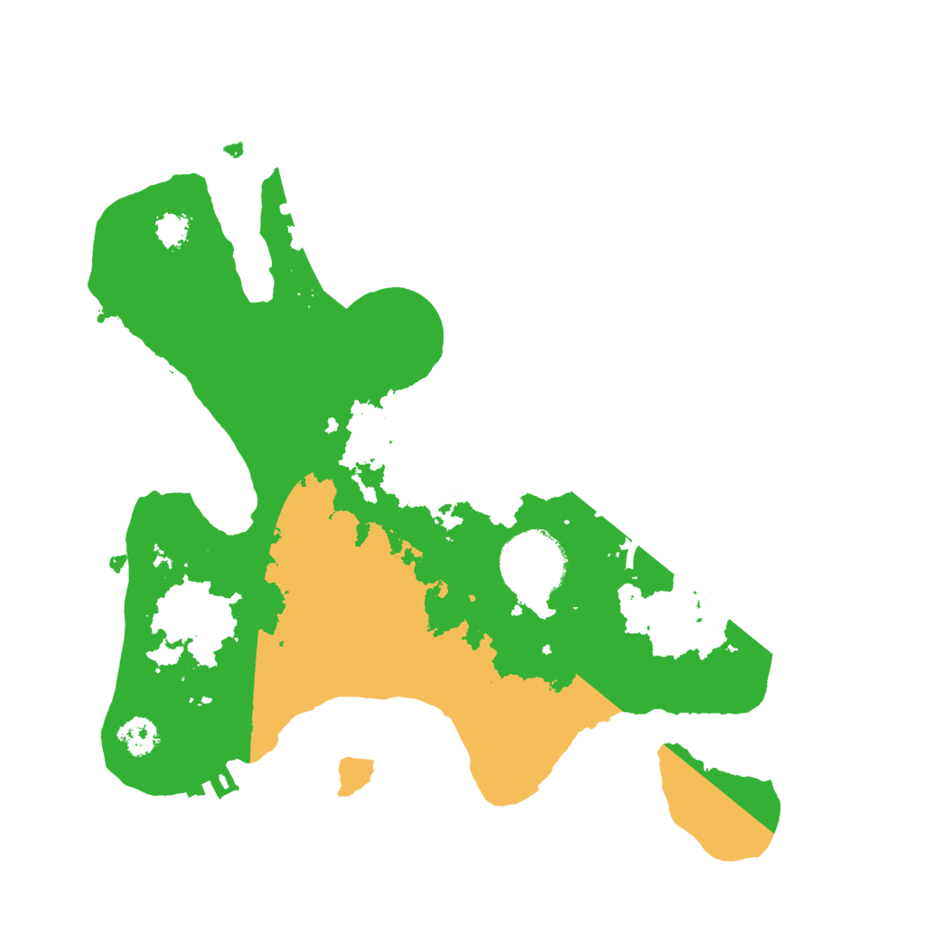 Biome Rust Map: Procedural Map, Size: 2500, Seed: 891343