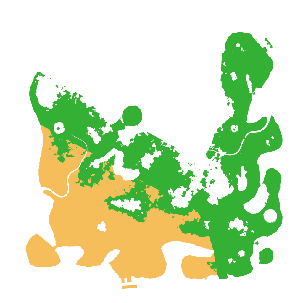 Biome Rust Map: Procedural Map, Size: 4000, Seed: 137947