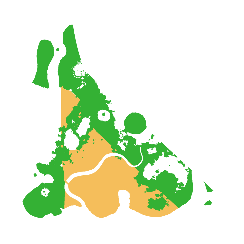 Biome Rust Map: Procedural Map, Size: 3000, Seed: 540237192