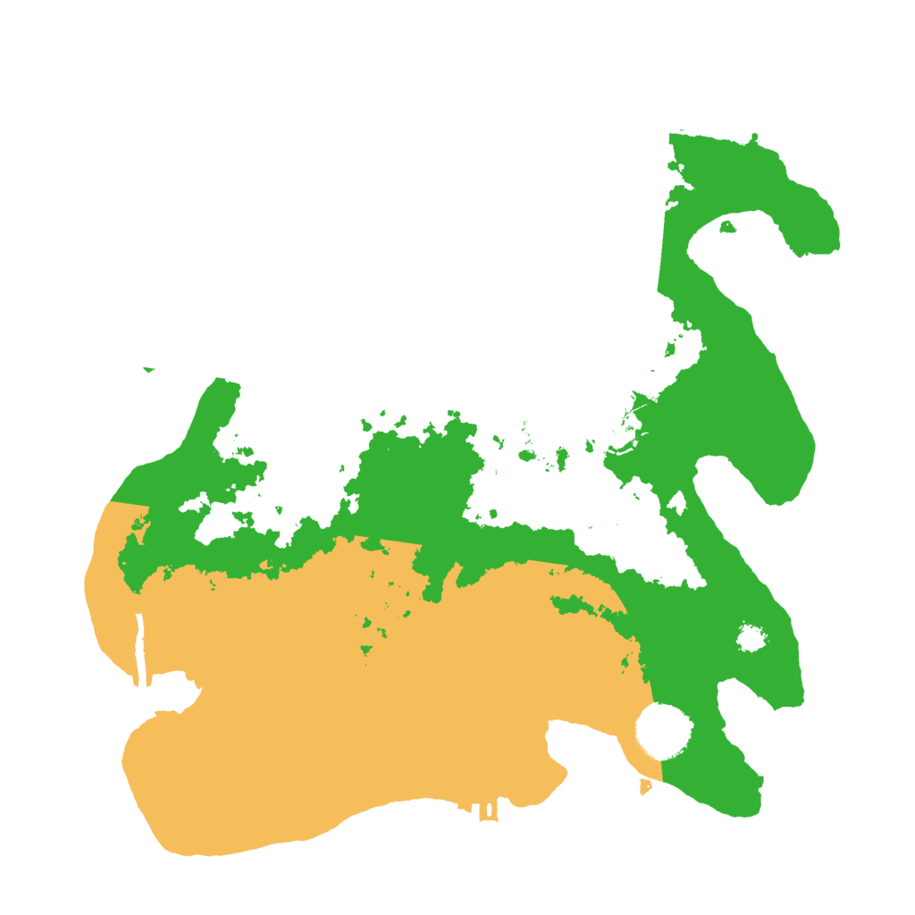 Biome Rust Map: Procedural Map, Size: 3000, Seed: 535885150