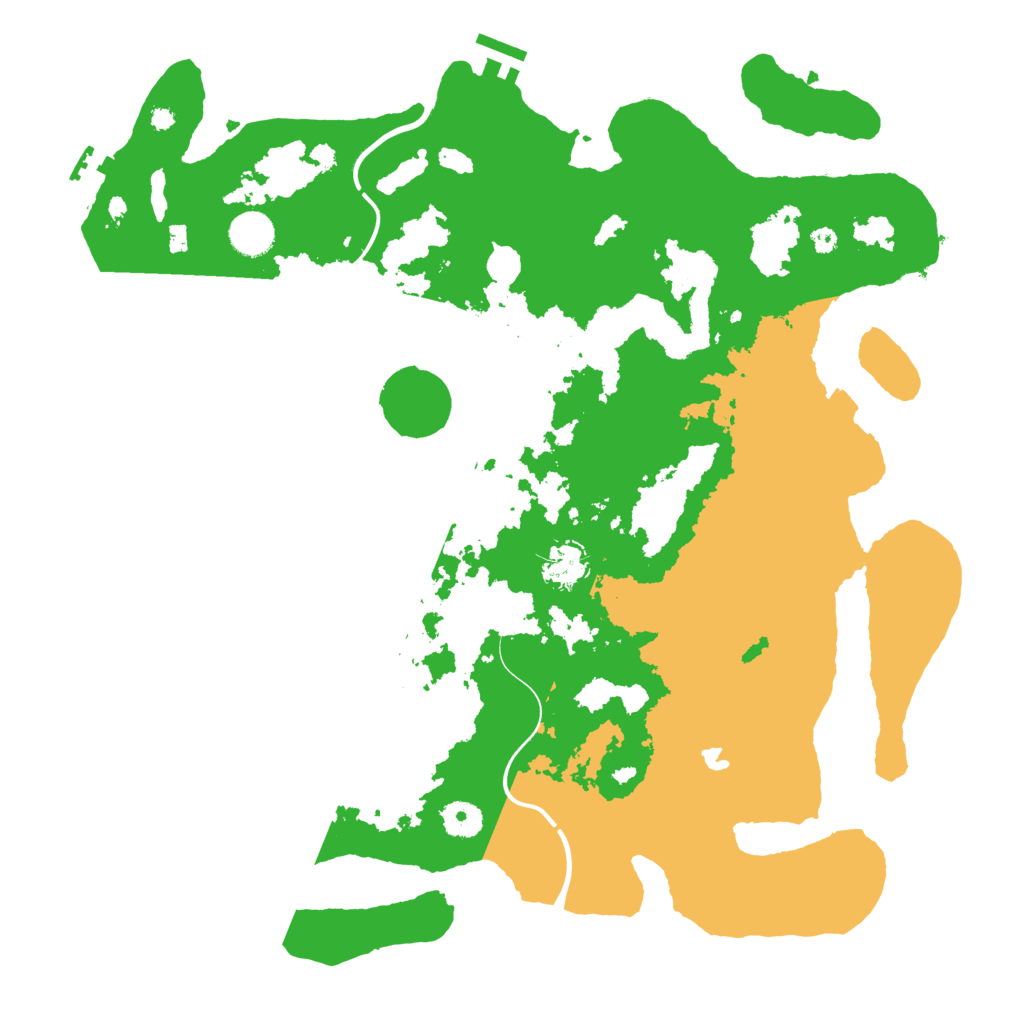 Biome Rust Map: Procedural Map, Size: 4000, Seed: 11051995