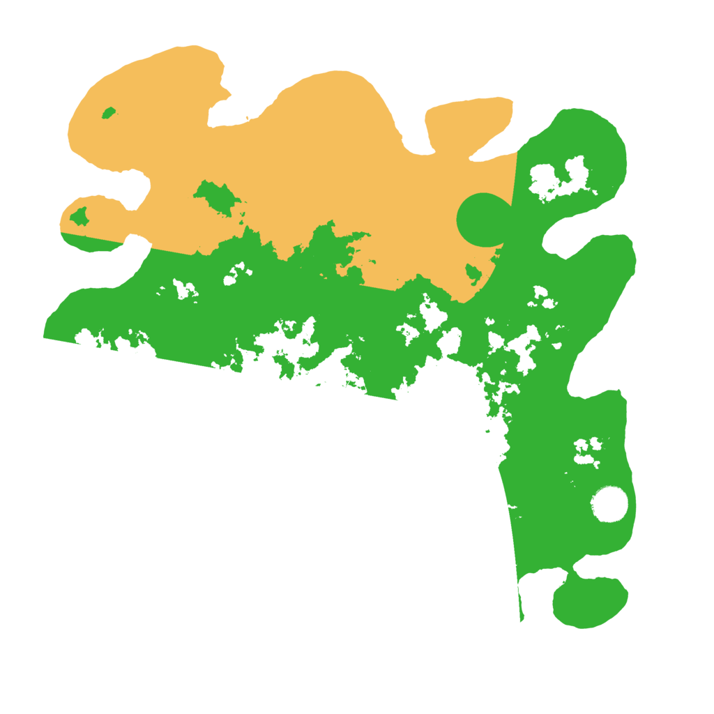 Biome Rust Map: Barren, Size: 3500, Seed: 1469260768