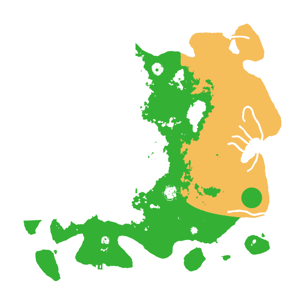Biome Rust Map: Procedural Map, Size: 3850, Seed: 821233575