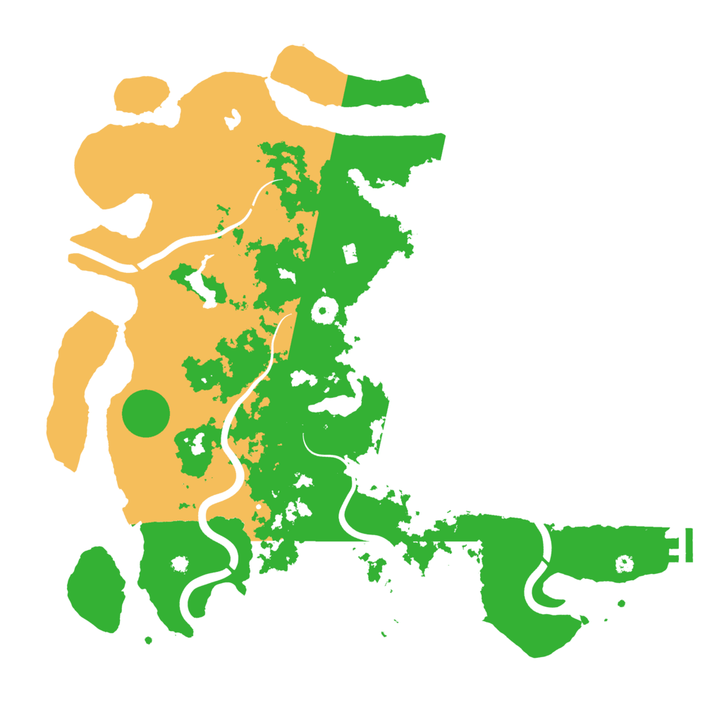 Biome Rust Map: Procedural Map, Size: 4000, Seed: 651123
