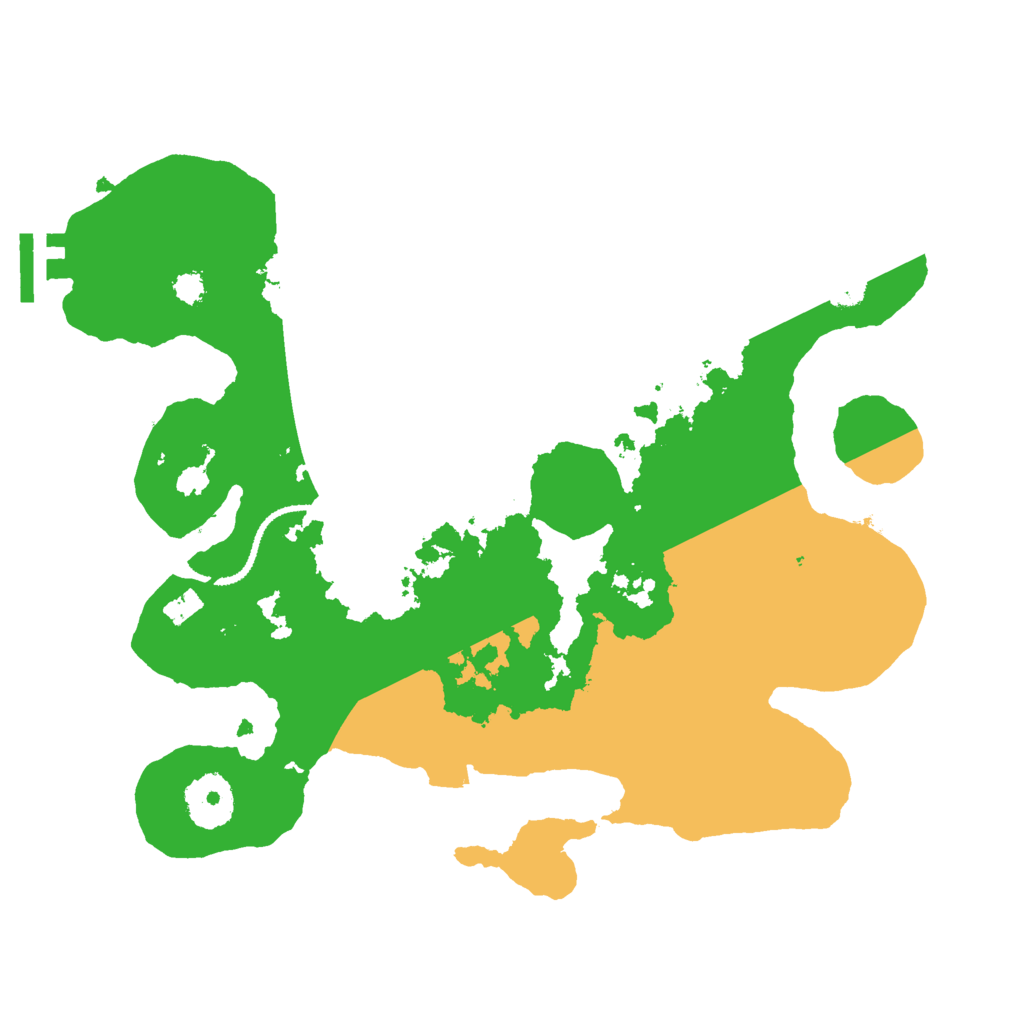 Biome Rust Map: Procedural Map, Size: 3000, Seed: 61494