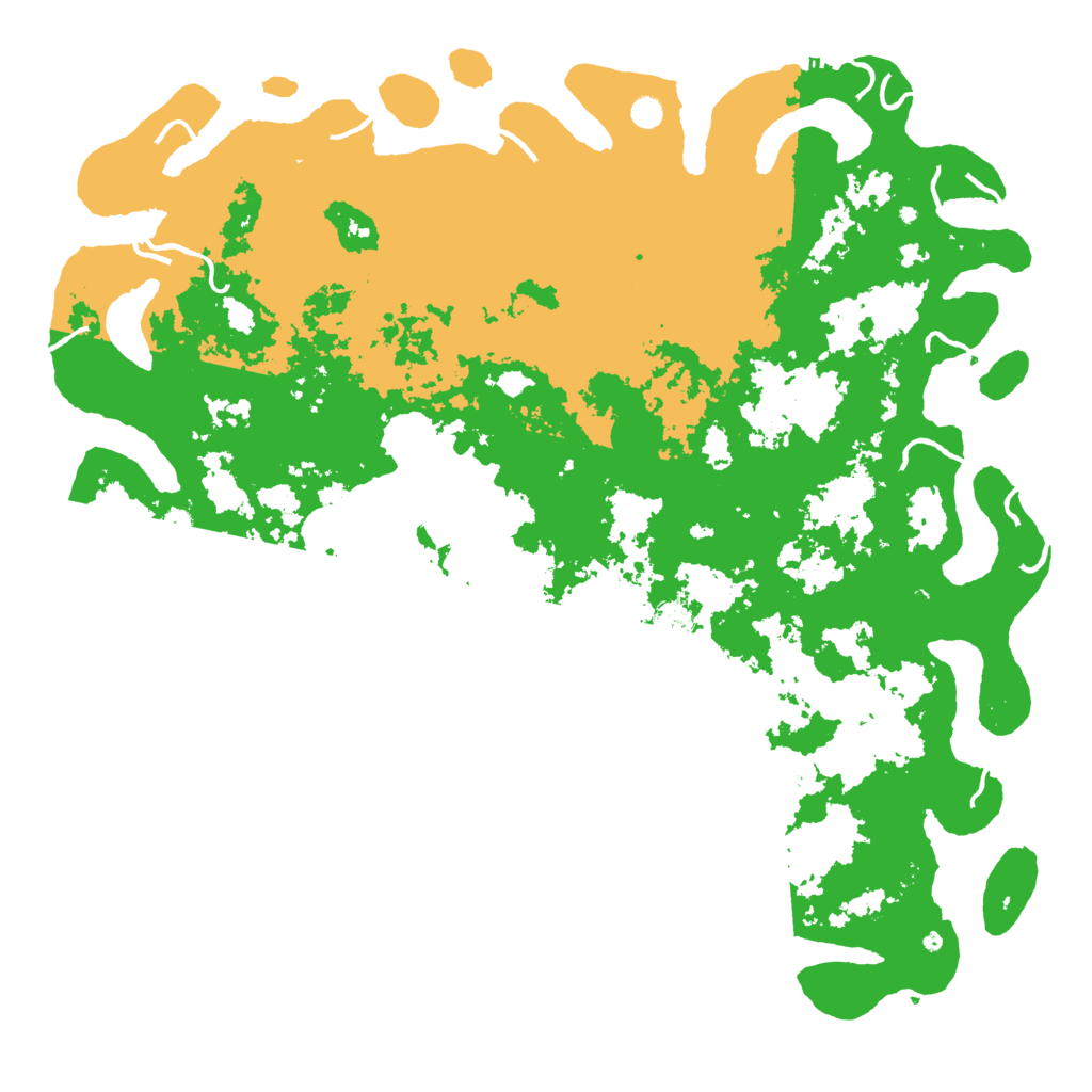 Biome Rust Map: Procedural Map, Size: 6000, Seed: 134978