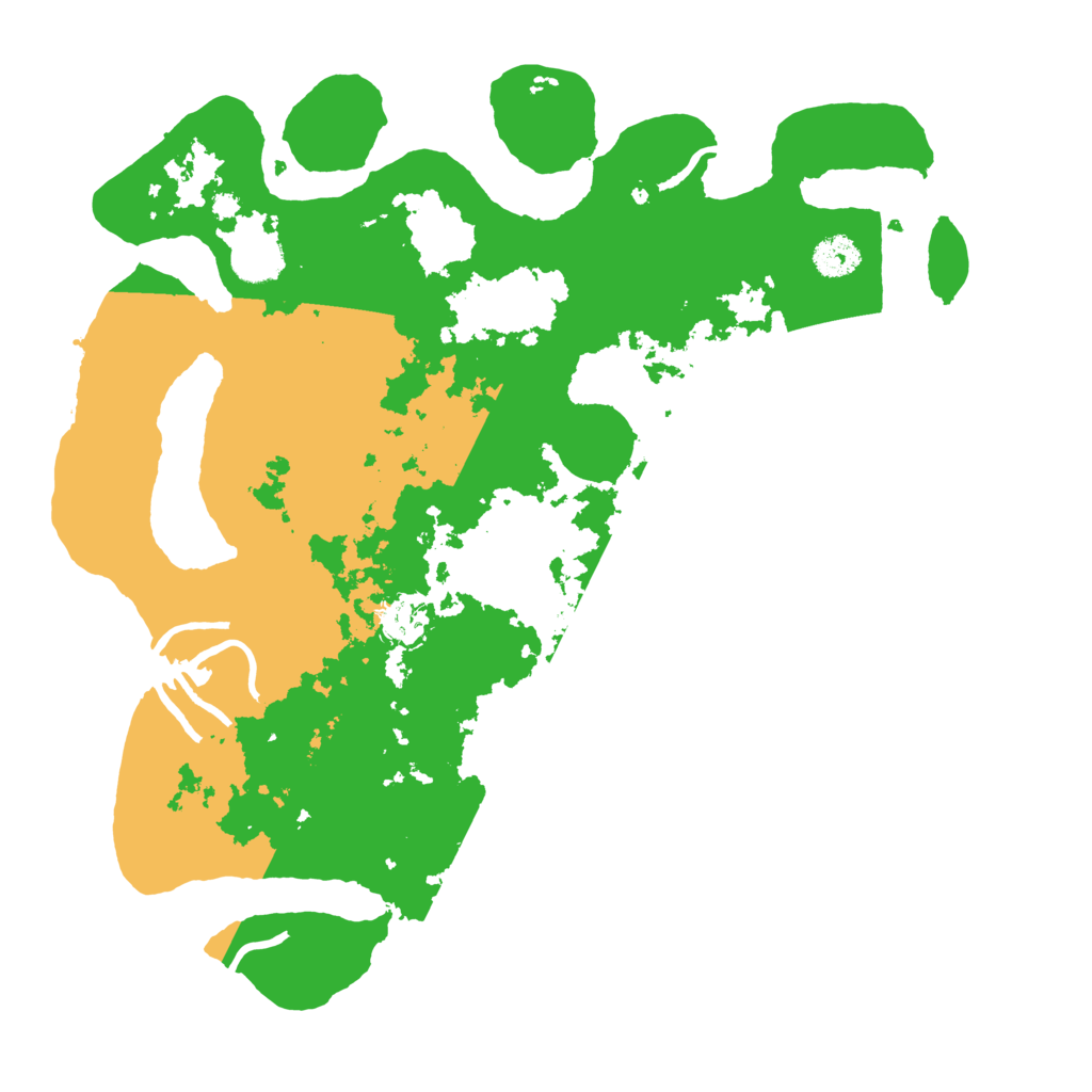 Biome Rust Map: Procedural Map, Size: 3750, Seed: 351085550