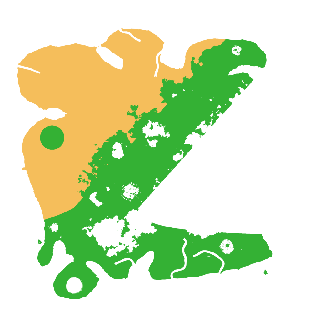Biome Rust Map: Procedural Map, Size: 3500, Seed: 800178005