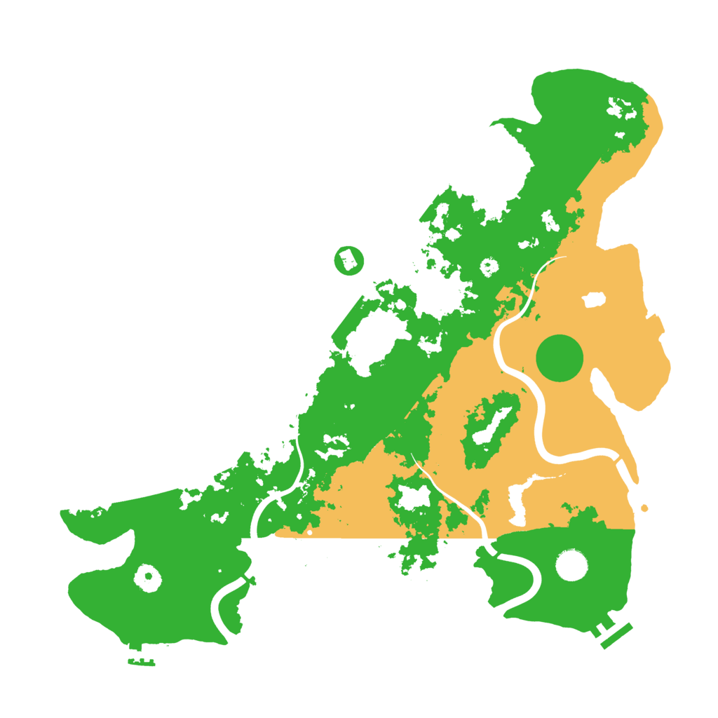 Biome Rust Map: Procedural Map, Size: 4000, Seed: 757957