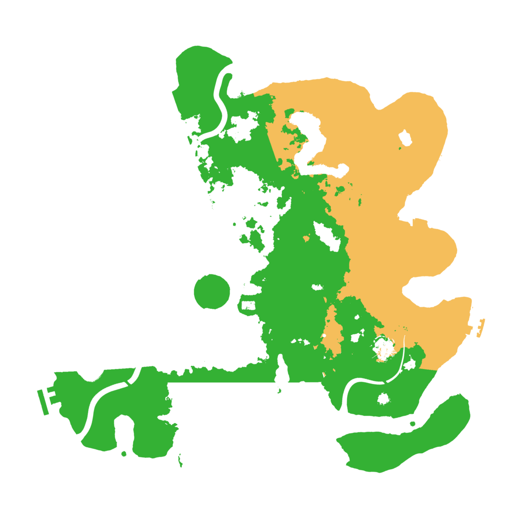 Biome Rust Map: Procedural Map, Size: 4000, Seed: 778614