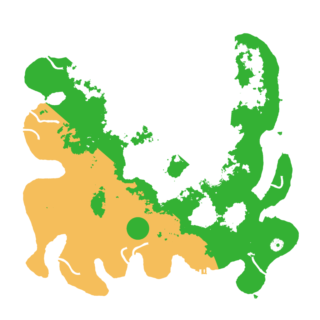 Biome Rust Map: Procedural Map, Size: 3750, Seed: 553889819