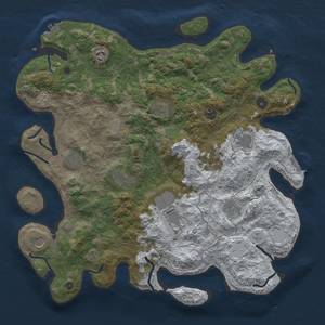 Thumbnail Rust Map: Procedural Map, Size: 4250, Seed: 69420, 19 Monuments