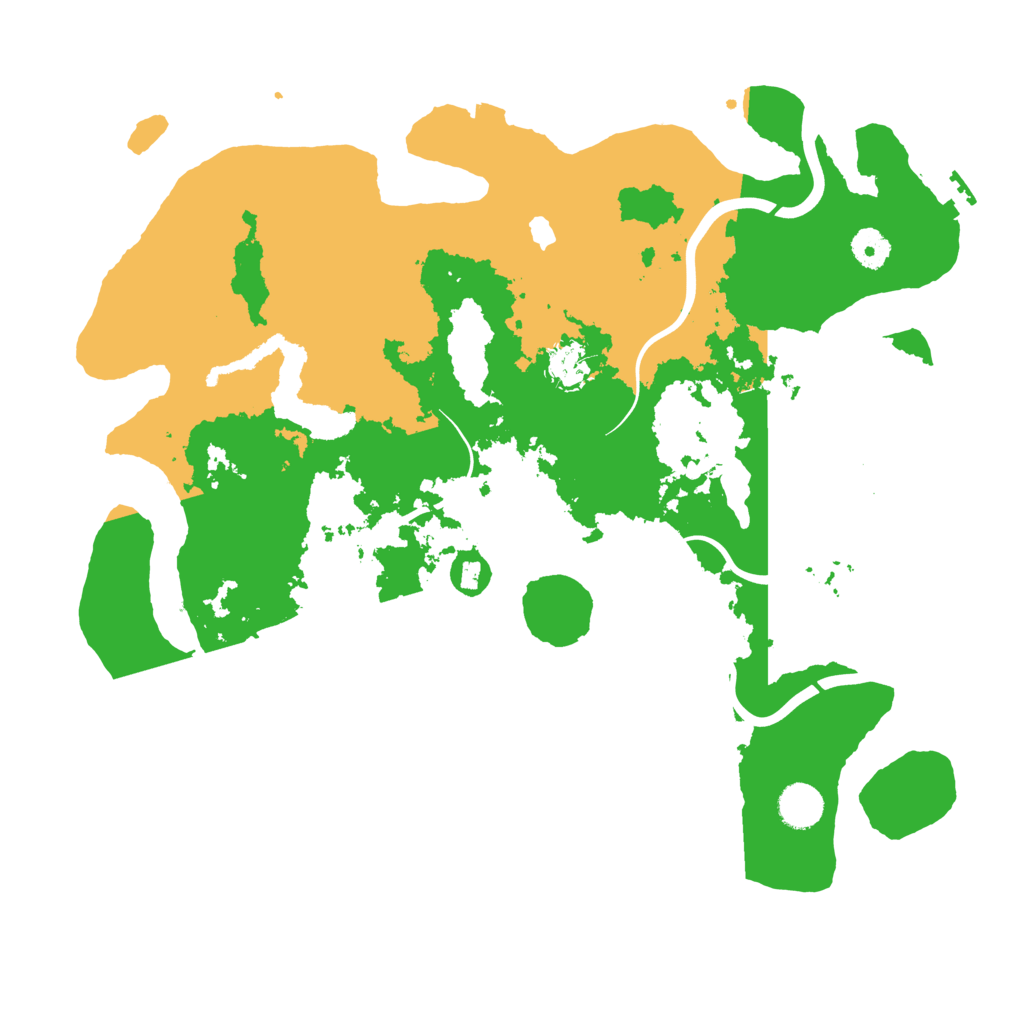 Biome Rust Map: Procedural Map, Size: 4000, Seed: 605496