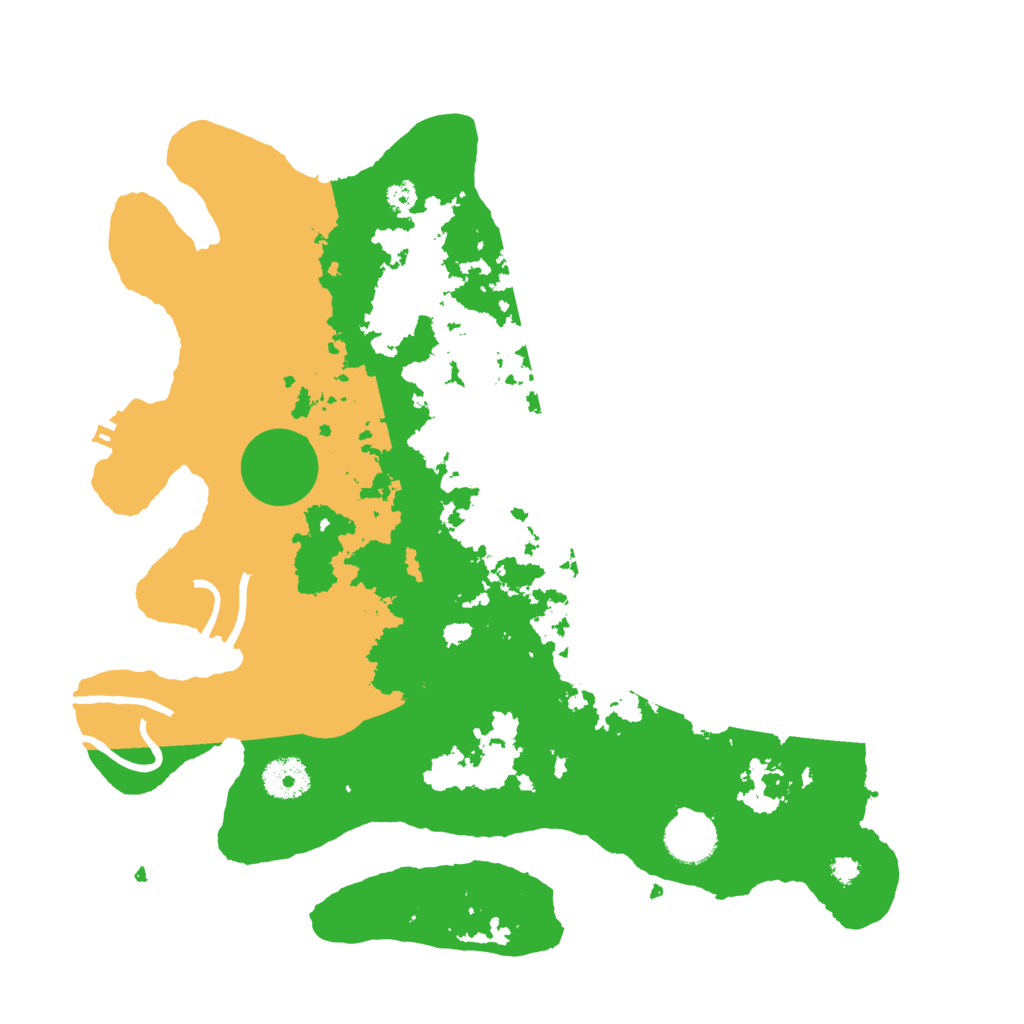 Biome Rust Map: Procedural Map, Size: 3500, Seed: 945362