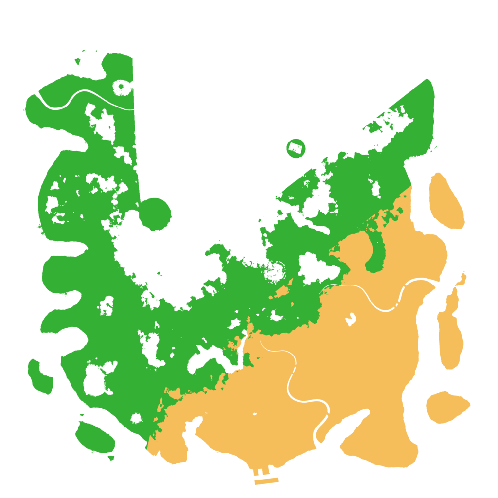 Biome Rust Map: Procedural Map, Size: 4250, Seed: 444142123