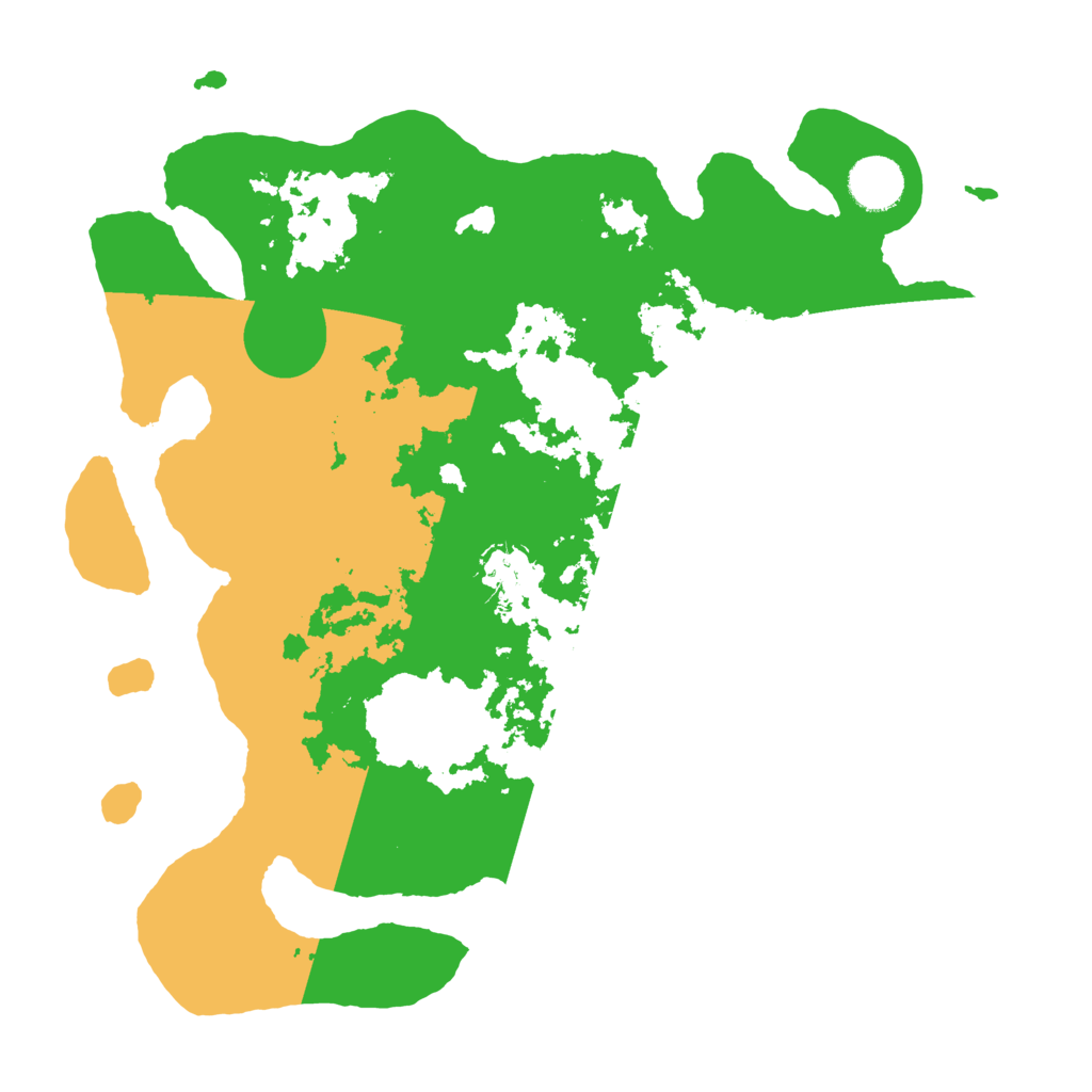 Biome Rust Map: Barren, Size: 3500, Seed: 3500