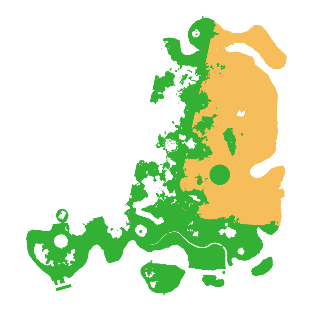 Biome Rust Map: Procedural Map, Size: 4000, Seed: 990456