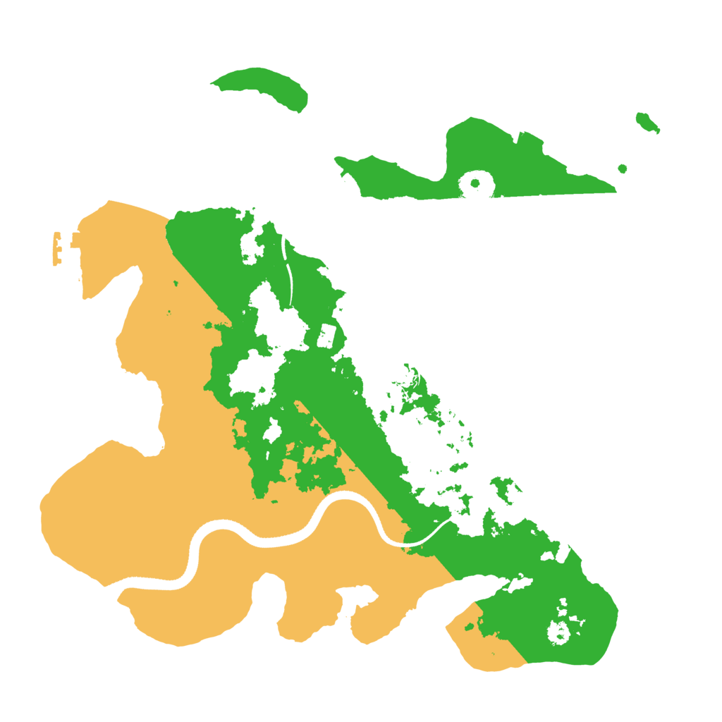 Biome Rust Map: Procedural Map, Size: 3250, Seed: 24362345