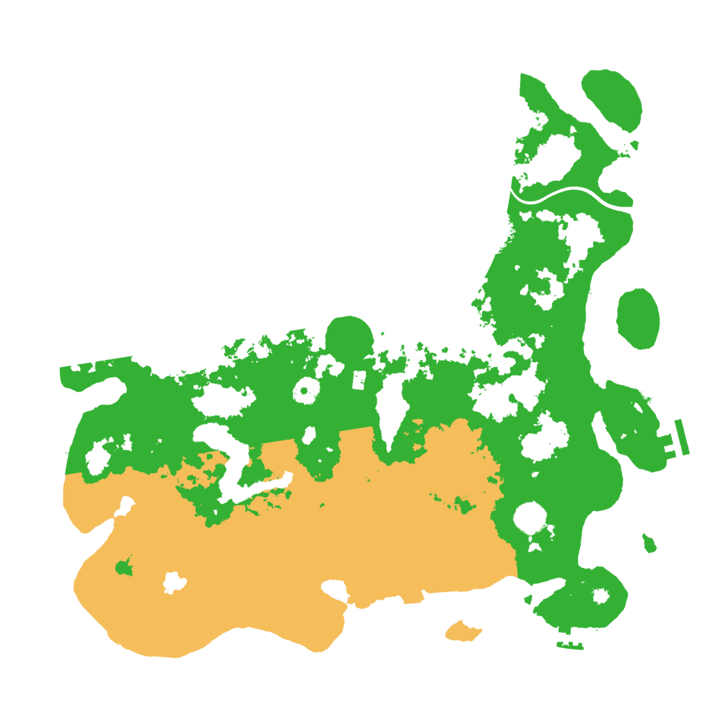 Biome Rust Map: Procedural Map, Size: 4000, Seed: 622960