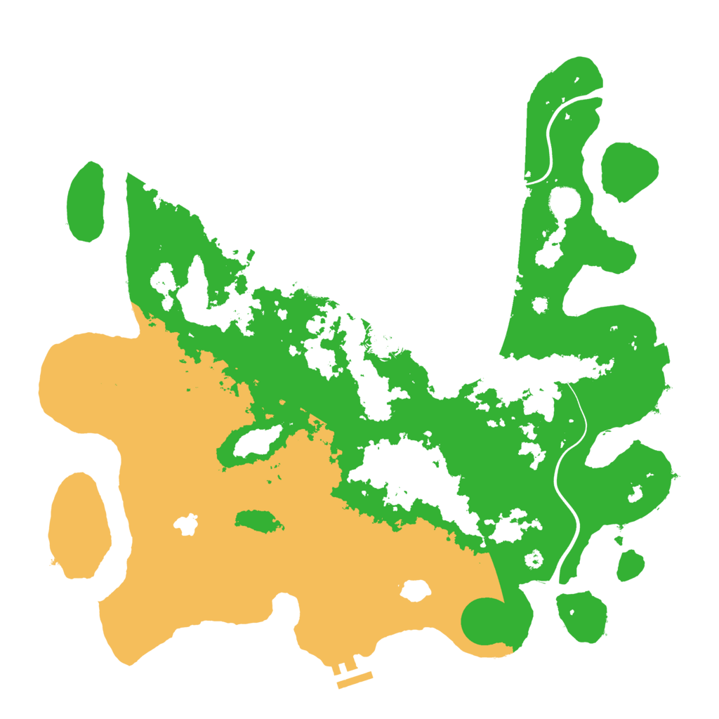 Biome Rust Map: Procedural Map, Size: 4000, Seed: 5778
