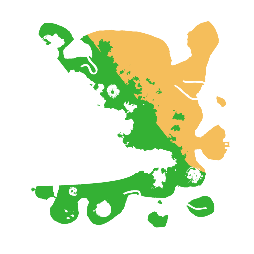 Biome Rust Map: Procedural Map, Size: 3000, Seed: 239796346