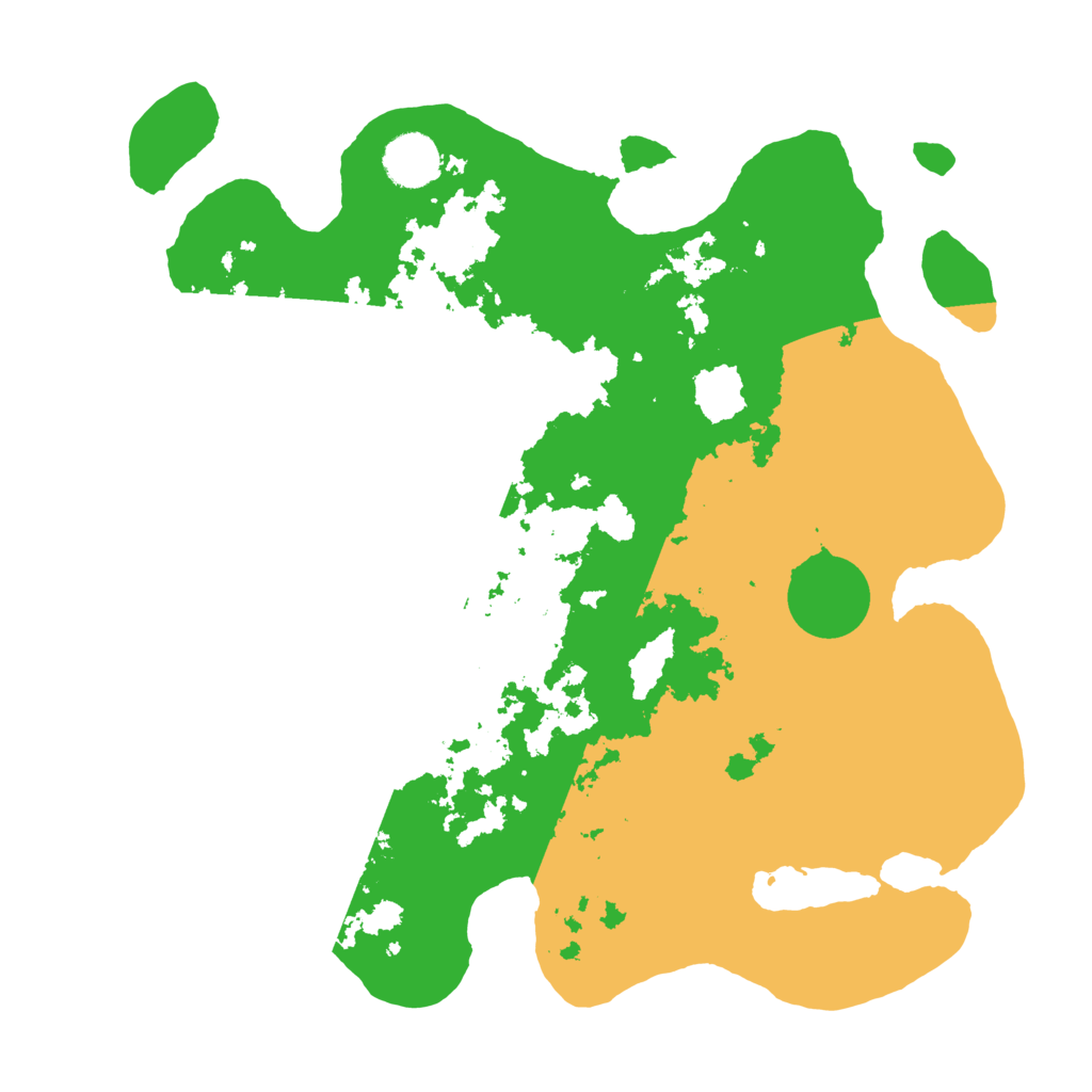 Biome Rust Map: Barren, Size: 3500, Seed: 1805684426