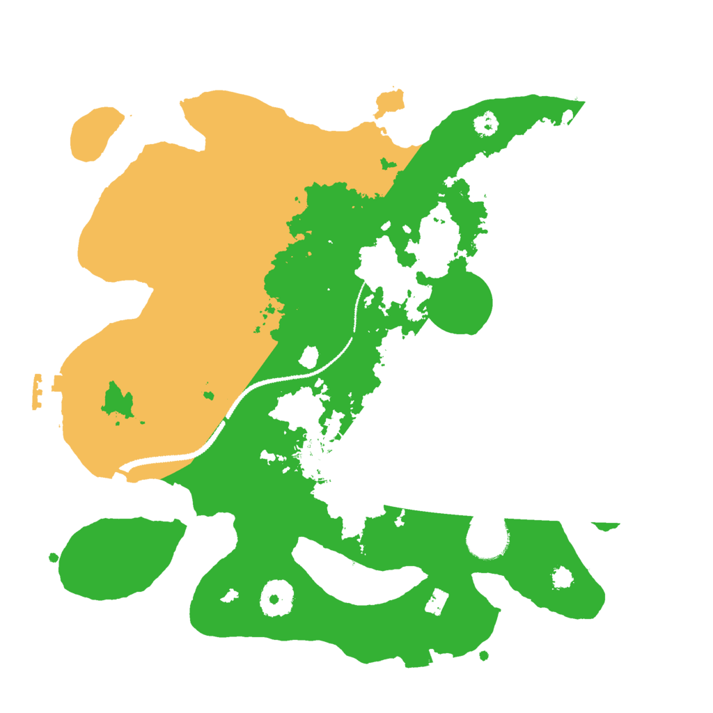 Biome Rust Map: Procedural Map, Size: 3000, Seed: 602423556