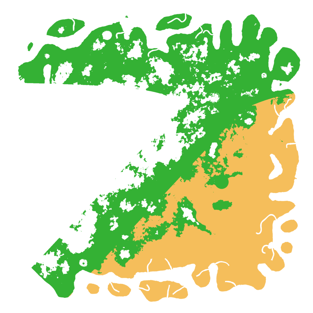Biome Rust Map: Procedural Map, Size: 6000, Seed: 6538420