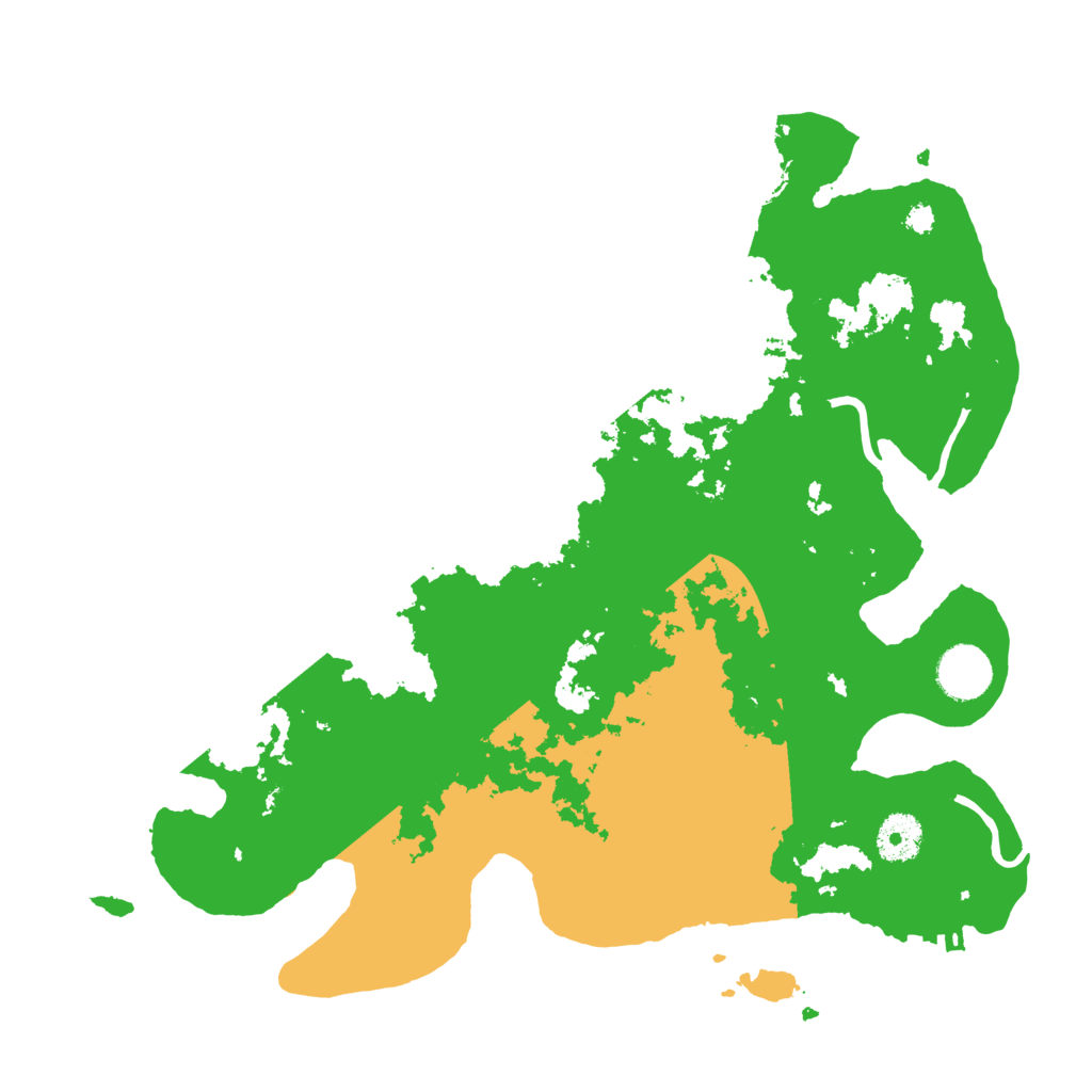 Biome Rust Map: Procedural Map, Size: 3500, Seed: 23441379