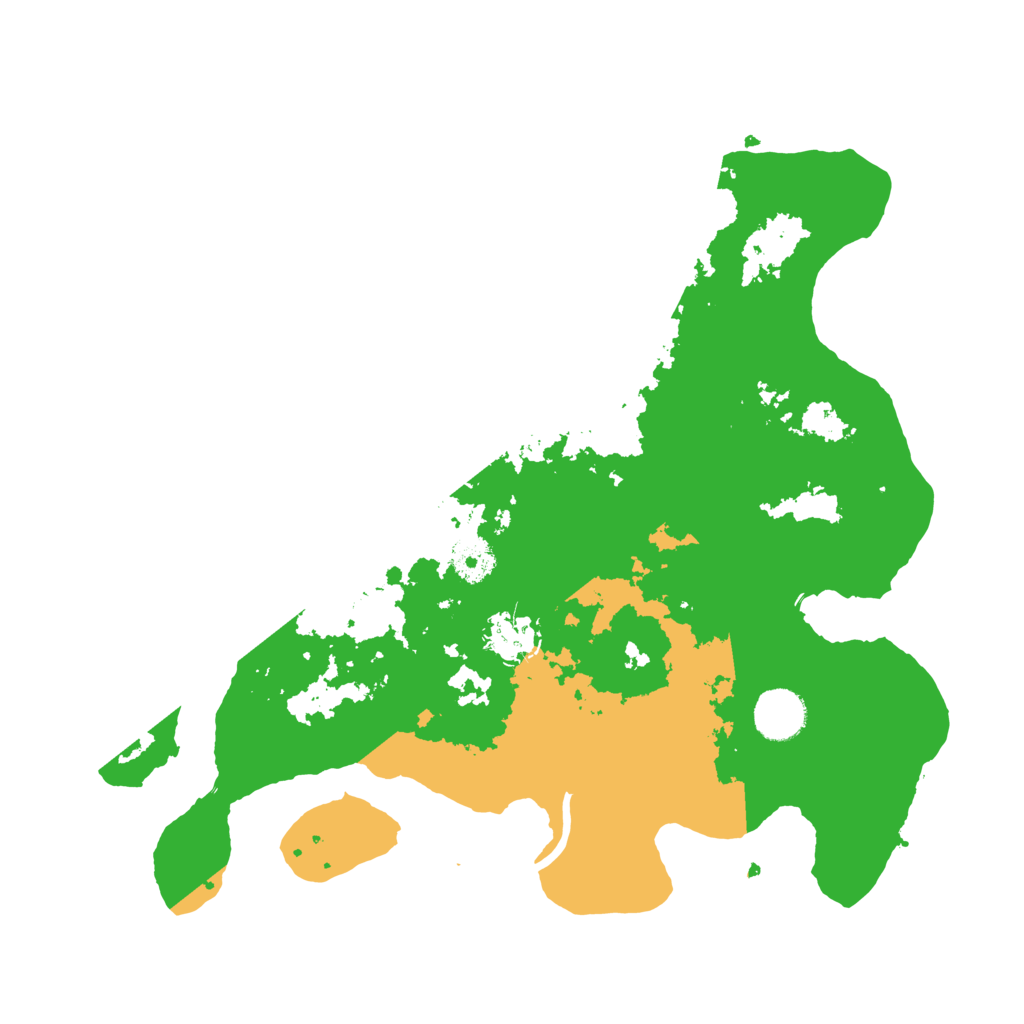 Biome Rust Map: Procedural Map, Size: 3500, Seed: 391