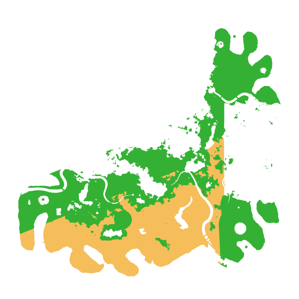 Biome Rust Map: Procedural Map, Size: 4500, Seed: 282422