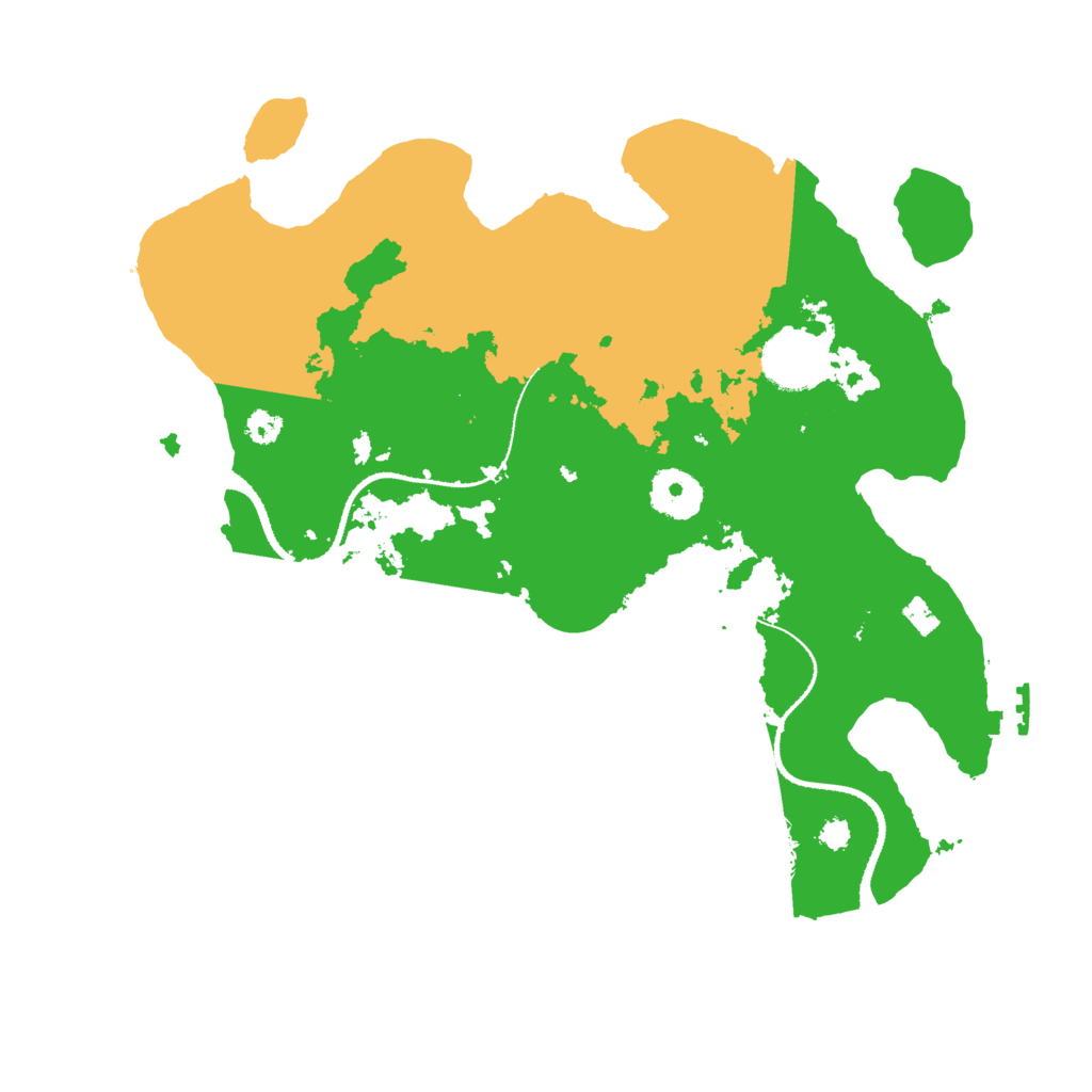 Biome Rust Map: Procedural Map, Size: 3200, Seed: 783721348
