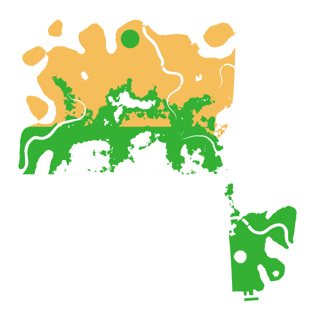 Biome Rust Map: Procedural Map, Size: 4500, Seed: 20220429