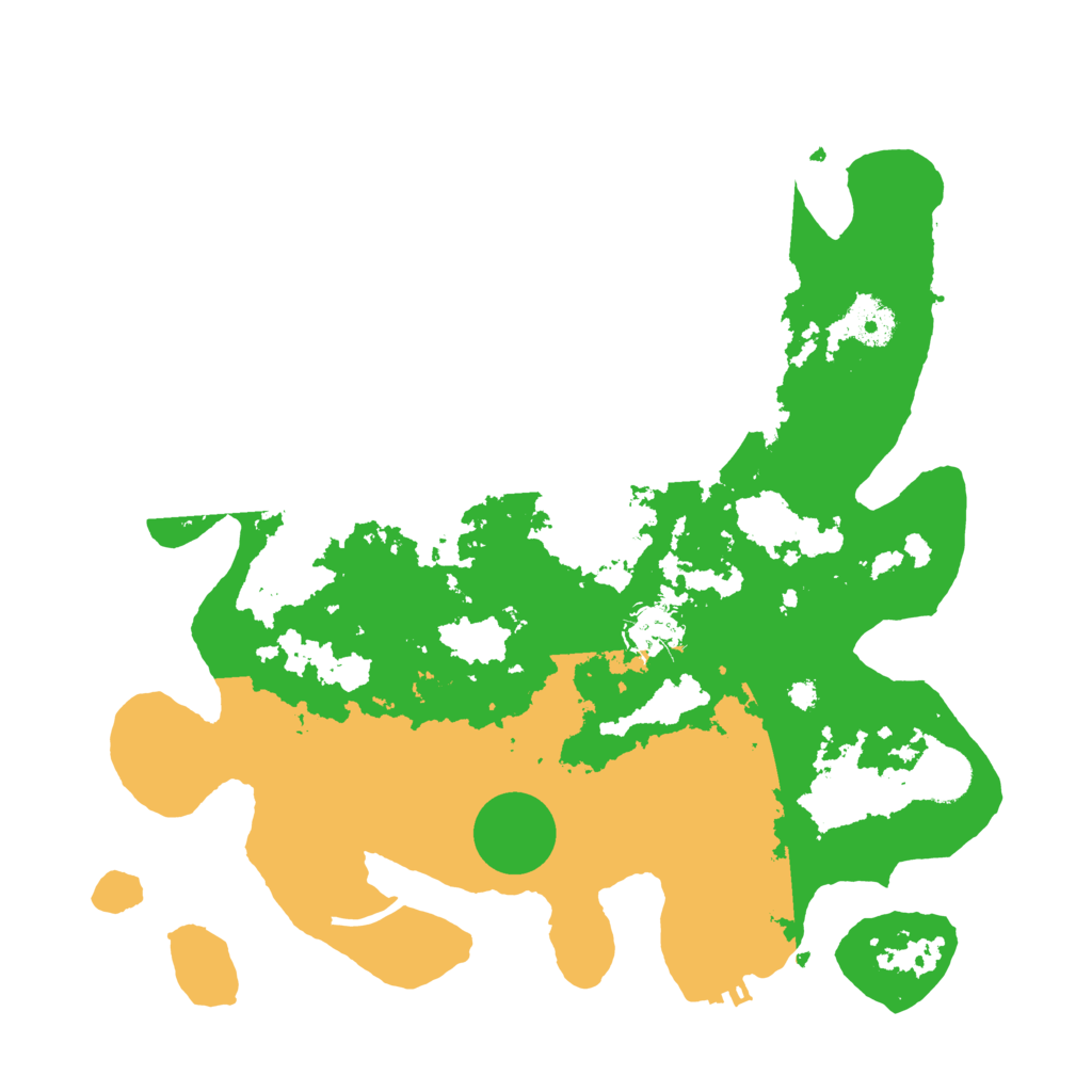 Biome Rust Map: Procedural Map, Size: 3500, Seed: 858