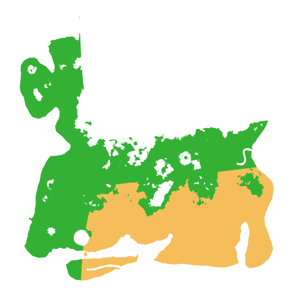 Biome Rust Map: Procedural Map, Size: 3500, Seed: 667251587